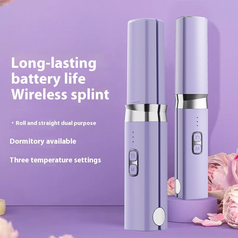 New Wireless Hair Straightener Charging Splint Mini-Portable